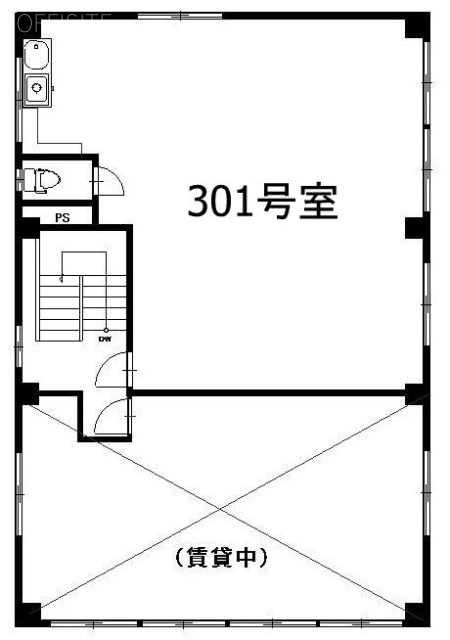 立喜屋ビル301 間取り図