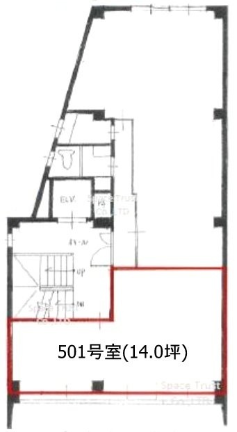 赤坂クインビル501 間取り図