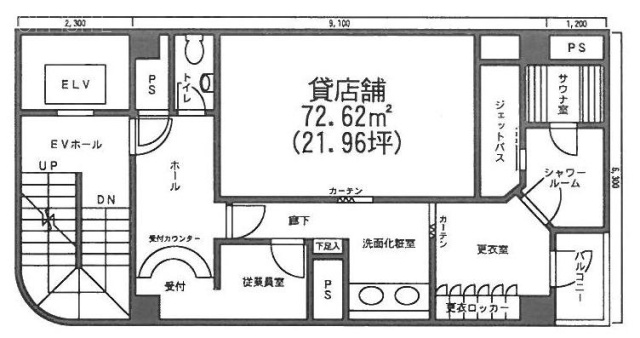 日向ビル4F 間取り図