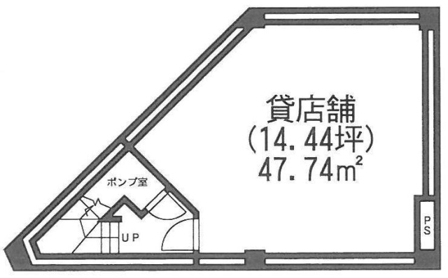 内田ビルB1F 間取り図