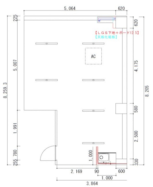 田中ビル401 間取り図