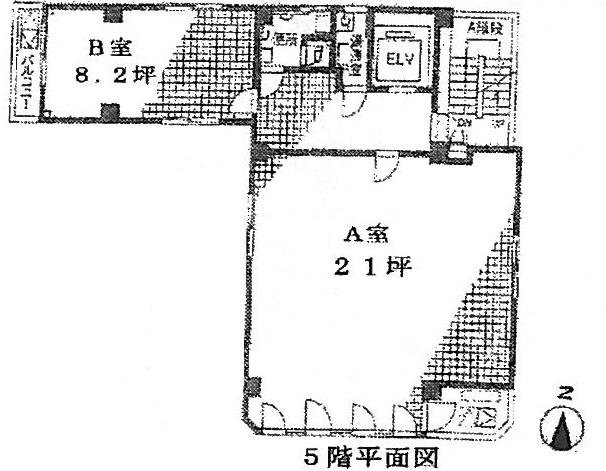 東京ラインビルA 間取り図