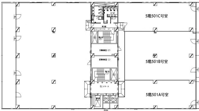 東池袋セントラルプレイス501A 間取り図