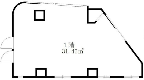 高円寺かねこやビル1F 間取り図