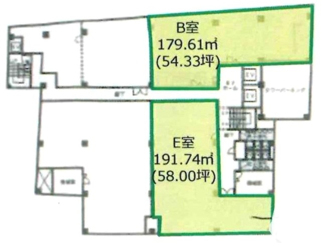 町映ビルE 間取り図