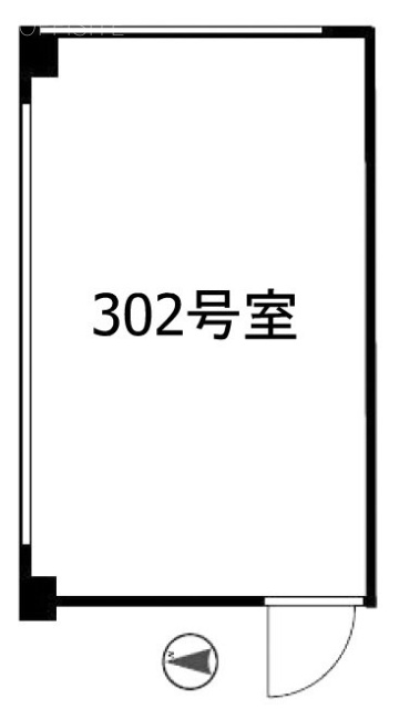 九段下プラレールビル302 間取り図