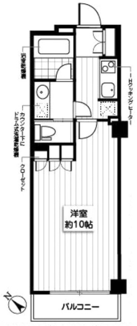 グランスイート代々木ビル2F 間取り図