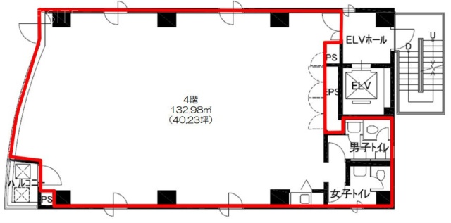 伸和ビル4F 間取り図