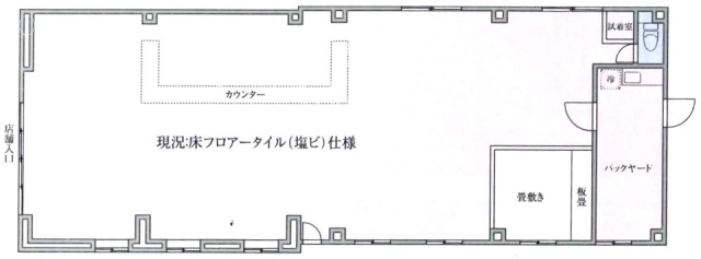 レジェンド中の橋ビル1F 間取り図