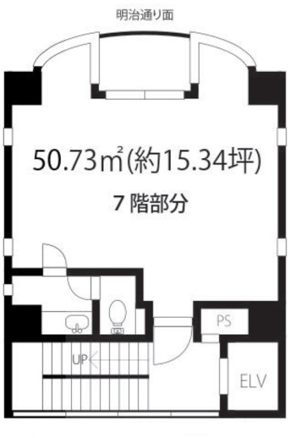 浅井ビル7F 間取り図