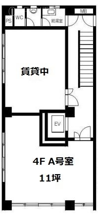 宮地ビル(別館)A 間取り図