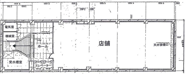 青山鈴木硝子ビルB1F 間取り図