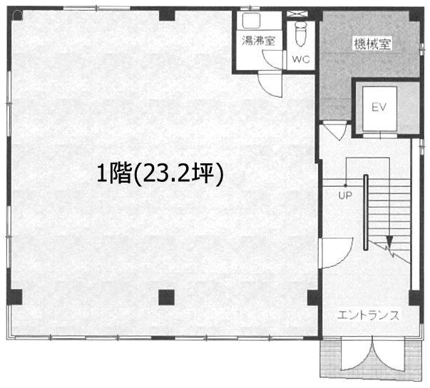 晃栄ビル1F 間取り図