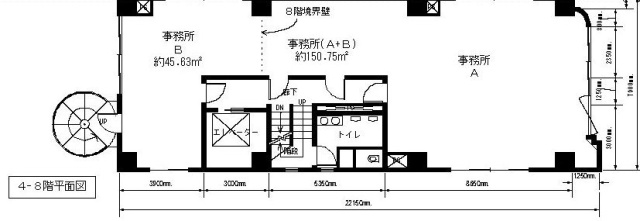 福屋(FUKUYA)ビル4F 間取り図