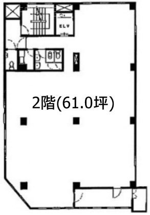 京浜建物第2ビル201 間取り図