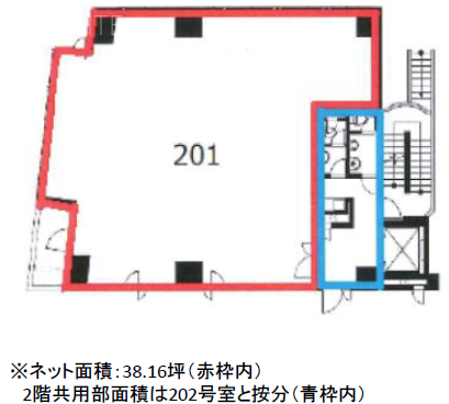 US半蔵門ビル201 間取り図