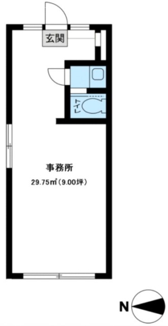 麹町三丁目ハウス204 間取り図
