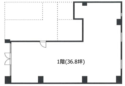 シーダ芝浦1F 間取り図