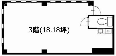 金子ビル3F 間取り図