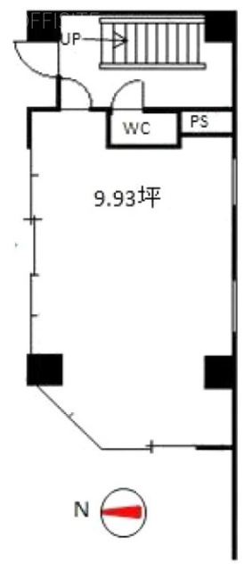 竹乃家1号館ビル1F 間取り図