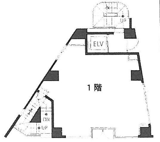 グランデフォレスタ原宿ビル1F 間取り図