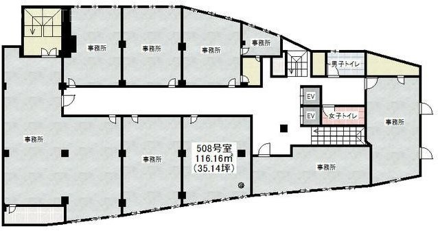 大塚ビル508 間取り図