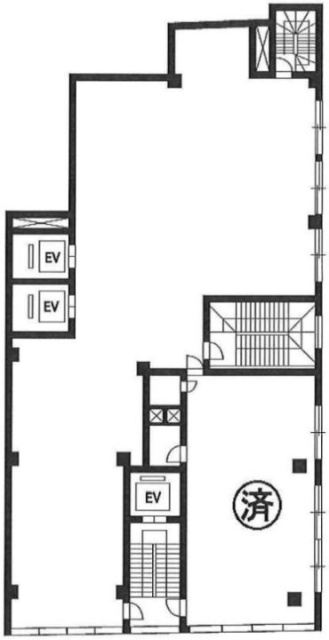 東栄ビル3F 間取り図