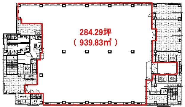 東京フロントテラス14F 間取り図