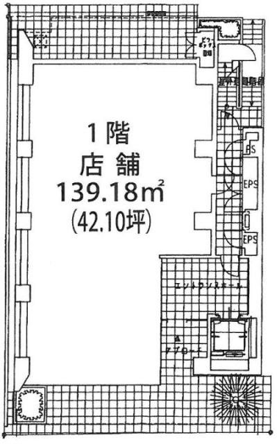 一番町ビル1F 間取り図