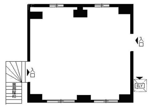 落合麻布台ビル2F 間取り図