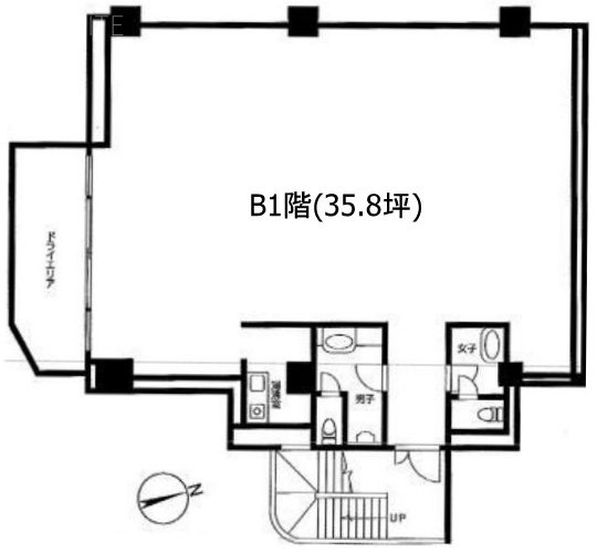 第3布施ビルB1F 間取り図