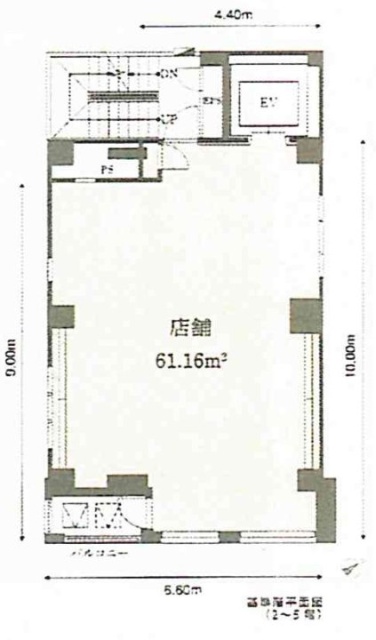 ハビウル銀座(銀座1138)ビル5F 間取り図