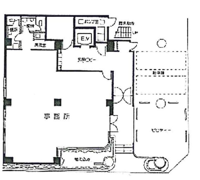 デリス三田1F 間取り図