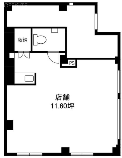 YSビル1F 間取り図