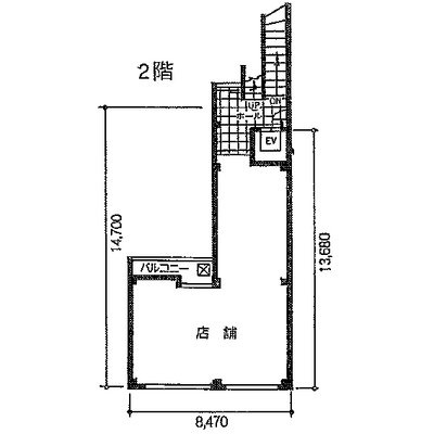 TAKAMIZUビル2F 間取り図