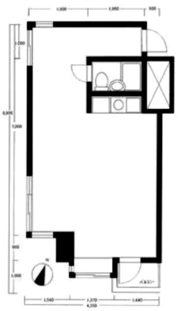 キャッスル新宿ビル904 間取り図