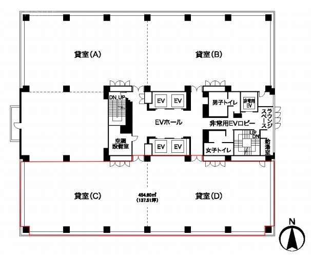 パシフィックマークス横浜イースト11F 間取り図