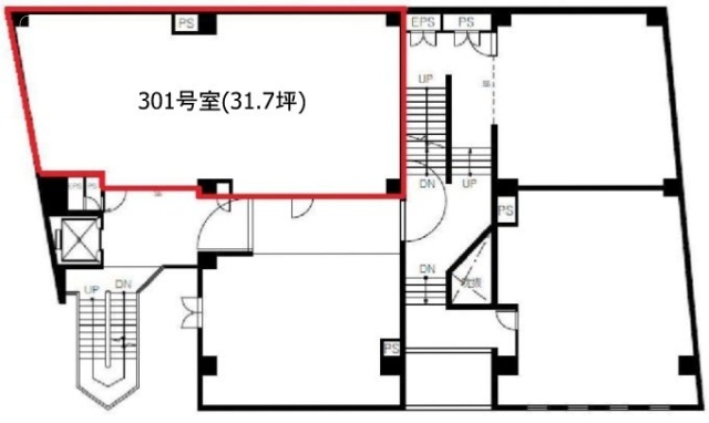 ゼックスバウム館301 間取り図