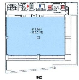 川浅ビル9F 間取り図