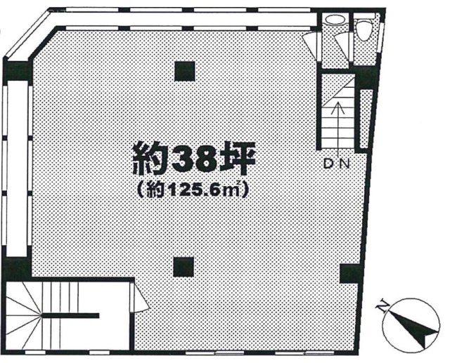 常盤コーポビル2F 間取り図