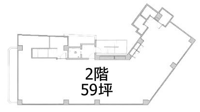 岡本ビル2F 間取り図