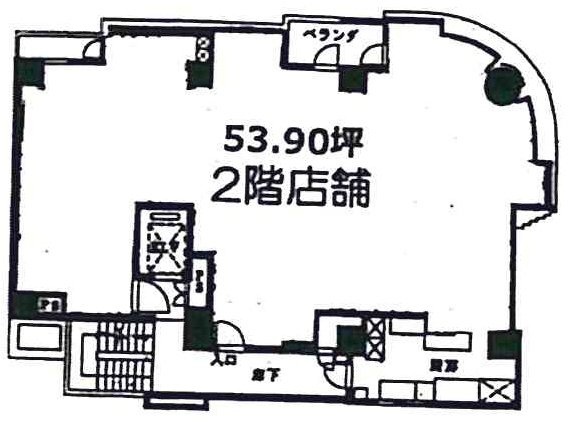 シャンローゼ関内ビル2F 間取り図