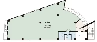 飯田橋リープレックスビズ6F 間取り図