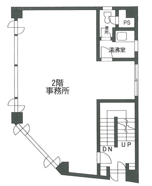 市嶋屋ビル2F 間取り図