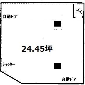 新世商事ビル1F 間取り図