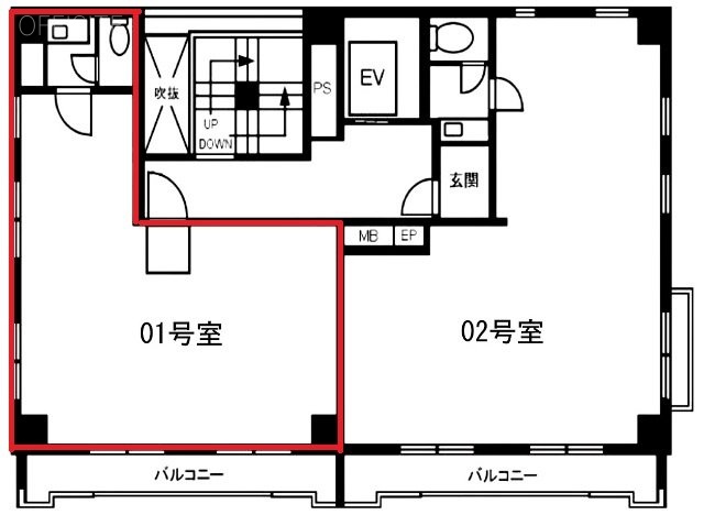 ハウスジェントウル301 間取り図