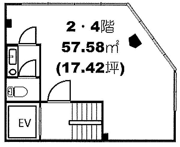 イーグル新橋ビル2F 間取り図