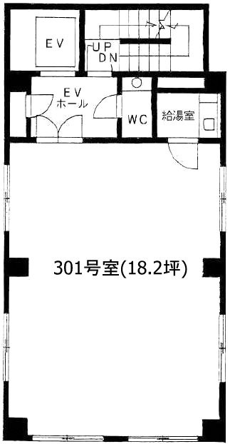 中井ビル301 間取り図