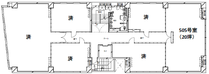 第8東ビル505 間取り図