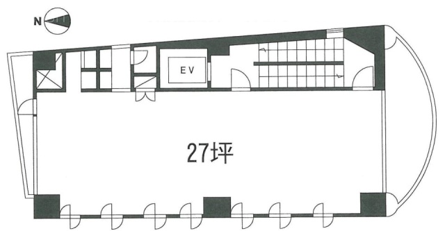 津多屋ビル7F 間取り図